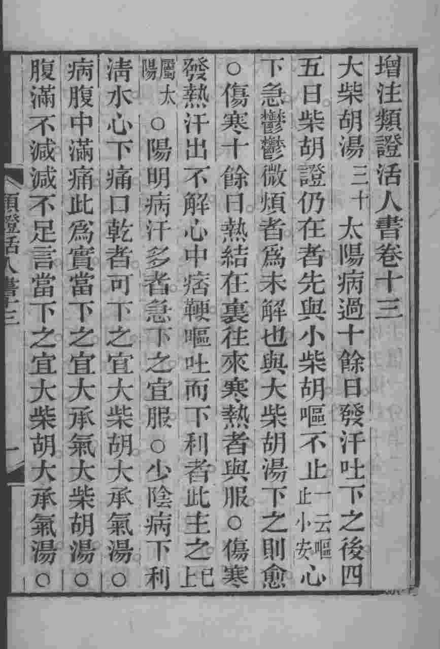 伤寒类证活人书  卷13